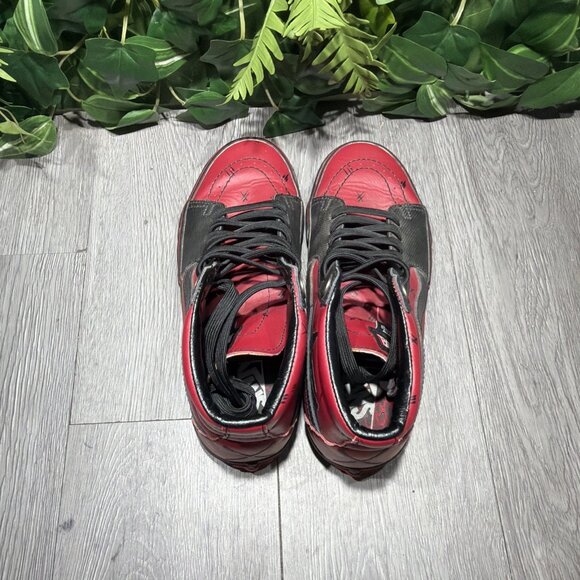 Vans X Marvel 2017 Collab Deadpool Sk8-Hi Brand New In Box Mens 7 W 8.5 main image 8